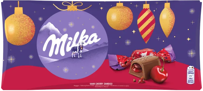 Milka Salónky S VIŠŇOVOU NÁPLŇOU